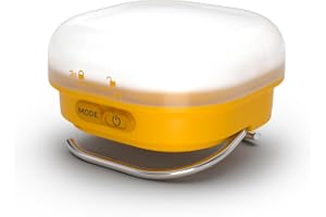 Silva Campinglampa Laddningsbar USB-C - Tältljus Glow Recharge - 350 Lumen & 4 Ljusstyrkegrader - Vitt & Varmt Ljus - 156 tim