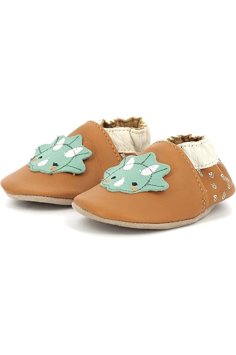 Chaussons Bébé En Cuir Souple Mywood By Robeez - Marine Taille 22 EU