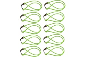 SDFAA 10 Piezas Goma de Tirachinas, Bandas de Goma para Catapulta, Banda de Goma de Repuesto, Correa de Goma de Tirachinas Antideslizante Reutilizable Duradera, para Aire Libre, Tiro Blanco (Verde)