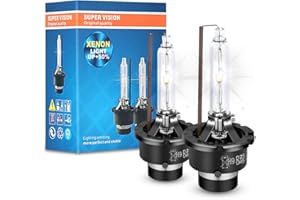 ADAURIS D2S Lampadina Xenon HID per fari 6000K 35W 12V Sostituzione per lampada a scarica abbagliante IP68 Impermeabile Confezione da 2