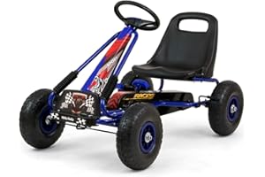 Gokart na pedały Milly Mally Thor niebieski