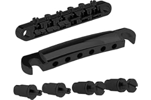 Be In Your Mind Set Di Cordiera E Ponte Tune-o-Matic Per Chitarra Elettrica Nera Con Accessori Di Montaggio 52,5 mm per chitarra Epiphone Les Paul a 6 corde
