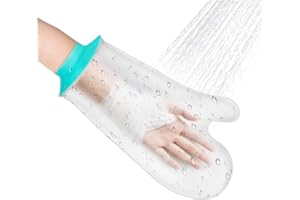 ANOMM Duschschutz Hand, Wasserdichter Handgipsschutz für Erwachsene für Dusche, Badewanne, Wiederverwendbarer Gips und Verbandschutz, Wasserdichte Schutzhülle für Gebrochene Hände, Finger, Handgelenke