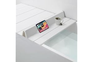 WMLBK Housse de baignoire, 160 x 75 cm, pliable, en PVC, imperméable, anti-poussière, pour maison, baignoire, salle de bain, SPA, style épais, 75 x 180 x 1,2 cm