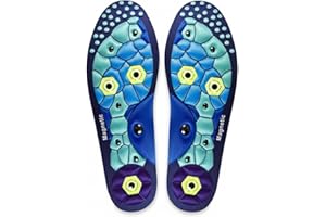 GÉNÉRIQUE AKUZEN® – Marque Française – Semelles Magnétiques d’Acupression | Anti-Fatigue, Circulation & Confort – Modèle 2025 – Certifié REACH | Taille Découpable, Homme & Femme (M (EU 40-43))