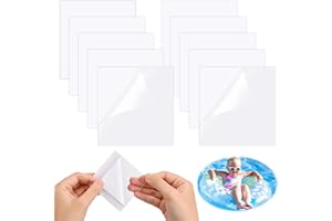 DTXYBC Pool Reparaturset, 10 Stück Selbstklebende Reparaturflicken Pool, Pool-Reparaturflicken, Selbstklebend Unterwasser Reparatur Pool Flicken, für Wasserbett Schwimmbäder Aufblasbares Boot