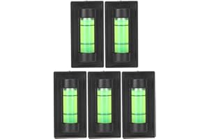 MAGT Livella a Bolla d'Aria Bolla Livella Piccola Quadrato, 5 Pezzi in Plastica per Appendere Treppiedi Fotocamera Digitale