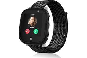 Snyeest Nylon Armbänder kompatibel mit Xplora X6/Anio 6 Armband, Kids Smartwatch Klettverschluss Mädchen Jungen Verstellbare Geflochtenes Ersatz Armbänder für X6 Play/X6 Pro/Anio6