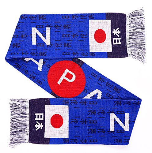 Nippon Japan - Bufanda de punto de fútbol