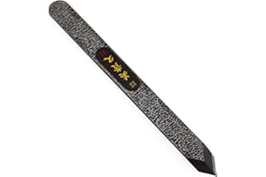 COCKTAIL7 Couteau à Tracer Japonais Shirabiki Couteau de Traçage et de Marquage en Forme de V Forgé à la Main au Japon (HRC 63) Droitiers et Gauchers Gravure Sculpture sur Bois (12 mm)