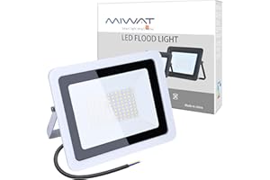 MIWATT Ultra-Thin MIWAT LED Flood Light Spotlight Led Search Lamp 220V Floodlights for Outdoor Garden Street Square (Cool White-6000k, 100W)