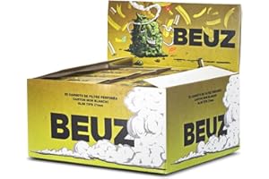 Beuz Boîte de 50 Carnets de Filtres Cartons Brown perforés