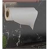 Risingmaber Metal Beyaz Yapışkanlı Kağıt Havluluk Yapışkanlı Havlu Askılığı, Banyo Askısı Yapışkanlı Havluluk ve Pe&ccedil;etelik 3M