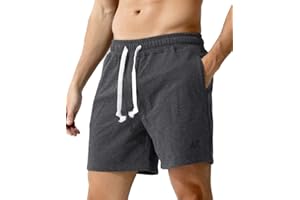 Casey Kevin Pantalon Corto Hombre Algodón Cremallera Bolsillos Deporte Gimnasio Pantalón Running Calzonas Fútbol Baloncesto Verano Shorts Tenis Deportivo Gym Cortas Regalo