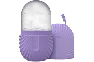 DZQAD Ice Face Roller – Rouleau À Glace Pour Le Visage, Le Cou Et Le Corps | Outils De Soin De La Peau De Rouleau De Glace Faciale | Pour Éclaircir Lubrifier Rétrécir Les Pores Supprimer Les Ridules
