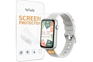 Frgnie Lot de 6 films de protection d'écran HD flexibles en TPU pour montre de fitness SHANG WING L2