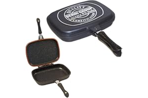 BERNIGROUP FORNETTO Padella Grill CUOCITUTTO Sanity Stone Antiaderente Effetto Pietra INDUZIONE (32)