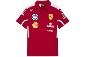 PUMA Scuderia Ferrari F1 Polo Squadra Bambino 2025 - Rosso