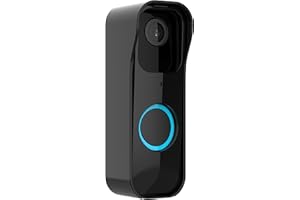 HONECUMI Blink Video Doorbell Mount Protective Cover Case, Door Mount for Blink Video Doorbell, Sturdy Drill Mounting Bracket Blink Accessories for Blink Doorbell Security System Weatherproof, Black