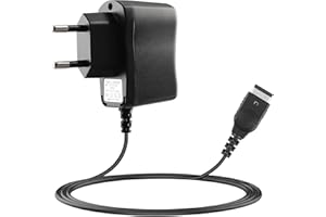 TECHZOCO Caricabatterie per Gameboy Advance SP, caricatore per Nintendo DS adattatore CA compatibile con Nintendo DS e Gameboy Advance SP, 5 V 500 mA, lunghezza cavo 1,20 metri