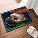 Produktbild Rrfwq La séance de sirène aux cheveux longs Tapis de bain Tapis de bain Tapis antidérapant Tapis de bain 60X40CM po