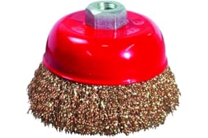 Kippen 1105A - Spazzola a Tazza Ø 75 mm per Smerigliatrice Angolare con Foro Filettato M14