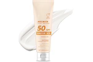 HERBINSOLS Mineral Sunscreen Spf 50 - Clear Zinc Oxide Baby Suncream - Kids Suncream for Sensitive Skin - Natural Sunscreen for All Skin Types,Water Resistant,Travel Size