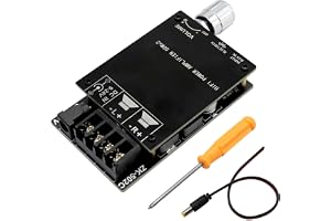 Bluetooth 5.0 2 x 50 W Hi-Fi förstärkningskort med TPA3116D2 - 5-27V DC Dual Channel Stereo Digital Amplifier & HiFi-filter a