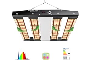 Sonlipo SPC2500 LED Grow Lights, 3 Types de Led Horticole Spectre Complet 250W,Led Grow Light Couverture de 4x4 pi avec 1220 Lampe Led Culture Indoor LED Sam-sung Lampe Plante Interieur Grow Light