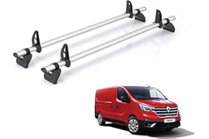 Van Demon Rhino Delta 2 Bar Roof Rack for Renault Trafic (01-14) [Standard Roof]