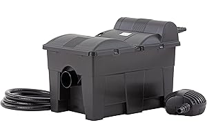 ‎OASE OASE 50451 Durchlauffilter BioSmart Set 14000 geeignet für Teiche bis 14 m³, Filtersystem, Filterkomplettset inkl Filtermaterial, Teichpumpe und UVC Klärer