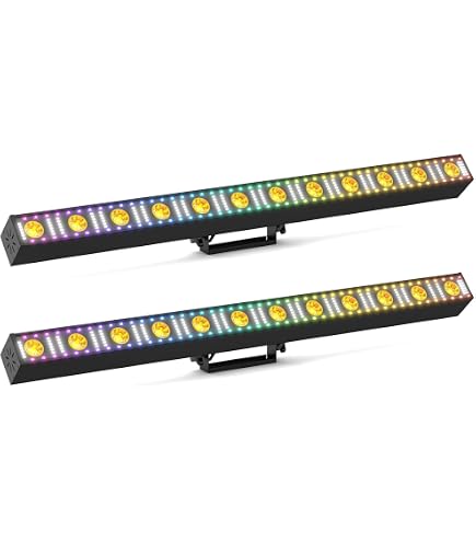 Wallwasher LED RGBW 200W 768 LED - Luce Da Palco Con DMX512, Attivazione Suono, Per Discoteche Ed Eventi