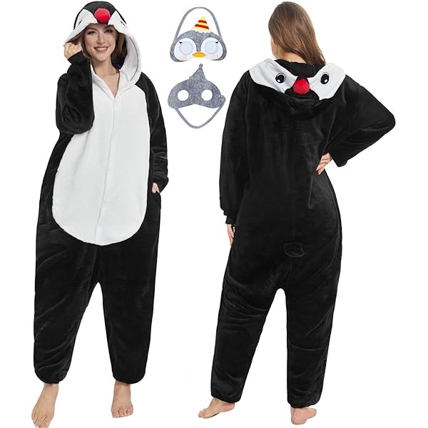 chuangminghangqi Pyjama voor volwassenen, uniseks, onesie