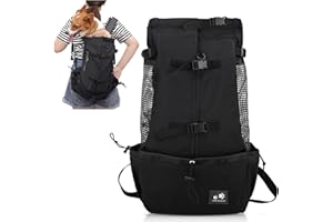 PETCUTE Mochila para Perros Bolsa transportin Perro Transpirable Transportar Perros Gatos Mascotas Mochila Portaperro Transportadoras Bolsa para Caminatas Portátil Viaje hasta 5kg