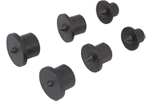 Trend 6-Piece Precision Dowel Centre Points Set for Accurate Wood Alignment, 6mm, 8mm, 10mm, DWL/C/PK1