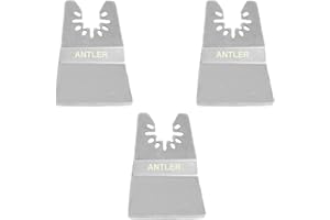 ANTLER 3x Asta 50mm Láminas Del Raspador Dewalt Stanley Worx F30 Erbauer Black & Decker Oscilante A Multiherramienta QAB50SPR