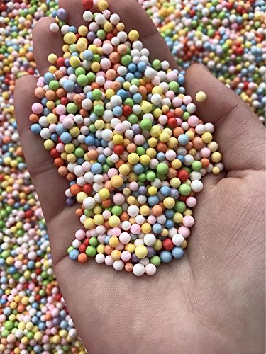 yixuan 4 Stück sortiert Farben Styropor Schaumstoff-Bälle Home Schule DIY Basteln Hochzeit Dekoration (0,08–0,3 7,6 cm) - 5