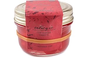 LAZZARIS DAL 1901 Lazzaris 1901 - Mostarda di ciliegie rosse 250 g Gourmet - 4vasi per cartone