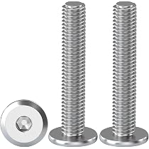 50 Pezzi Dado A Manicotto Con Testa Piatta M8 X 16 Acciaio | FindTheDeal - 8