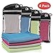 Produktbild Hootracker Fitness Kühlung Handtuch, 100x30cm Microfaser Handtuch, Microfaser Handtuch Kaltes Eishandtuch, Sofort EIS Kalt Sport Mikrofaser Handtücher für Fitness Reise Yoga Golf(4pcs)