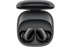 PANDAHAI 2025 Nuevo Mi Buds 6 Play - Auriculares inalámbricos Bluetooth, cancelación de Ruido, Ligeros, hasta 36 Horas de autonomía, Bluetooth 5.4, Latencia de Baja, Carga Rápida USB-C, Negro (Versión ES)