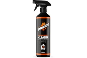 Emberzz - Stove, Fireplace and Hearth Cleaner - Dissolves Soot, Grease & Tar - For Wood, Log Burner - 500ml
