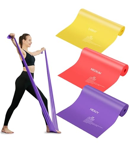 Kit Barre De Pilates Avec 4 Bandes Résistance - Fitness Maison, Yoga, Renforcement Musculaire