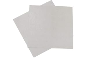 METER STAR Protezione per forno a microonde in Mica, 2 pezzi, adatta al 99% dei forni a microonde, schermatura ad ispessimento per forno a microonde