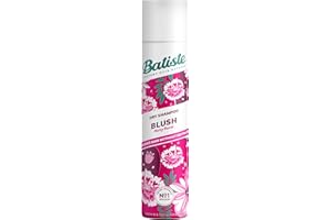 Batiste Dry Shampoo in Blush 200ml, Floral & Flirty Fragrance, No Rinse Spray to Refresh Hair in Between Washes (Packing May Vary)