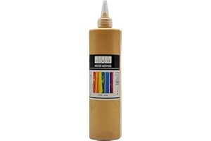 SÜDOR ACRYL FARBE - Colore acrilico economico di alta qualità per pittura artistica, 500 ml (oro)