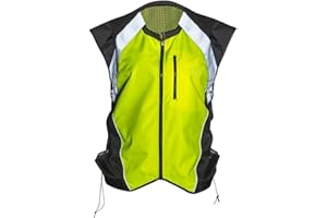 BADASS MOTO GEAR Badass Moto High Vis Vest Reflective Motorcycle Vest. Yellow. SIZE