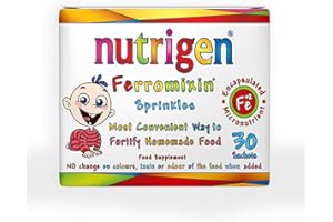 Nutrigen Ferromixin Sprinkles – Iron & Micronutrient Powder for Babies & Toddlers, 30 Sachets