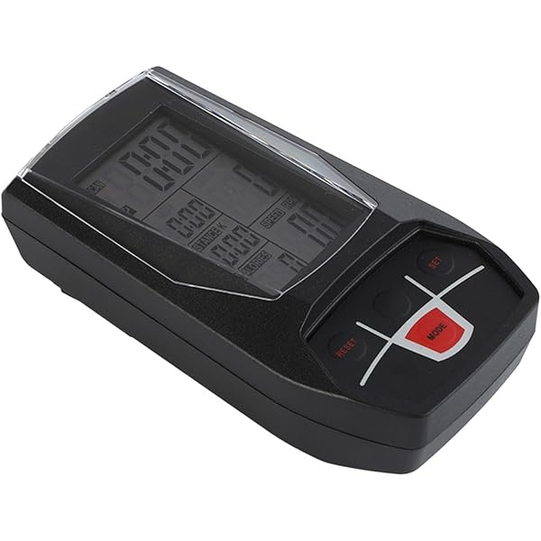 Compteur De Remplacement Pour Rameur - Écran LCD Affiche Vitesse, Calories, Puissance - Dimensions 19x10 Cm