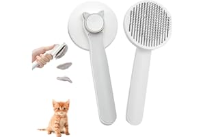 LEVIOC’S Cepillo QuitaPelos Mascotas, Peine de Gato y Perro, Quitapelos Mascotas Antiestres, Recoge Pelos mascotas, Cepillo Perros Cepillo para Gatos, Pelo Largo Pelo corto, Rascador y Cepillo Gatos